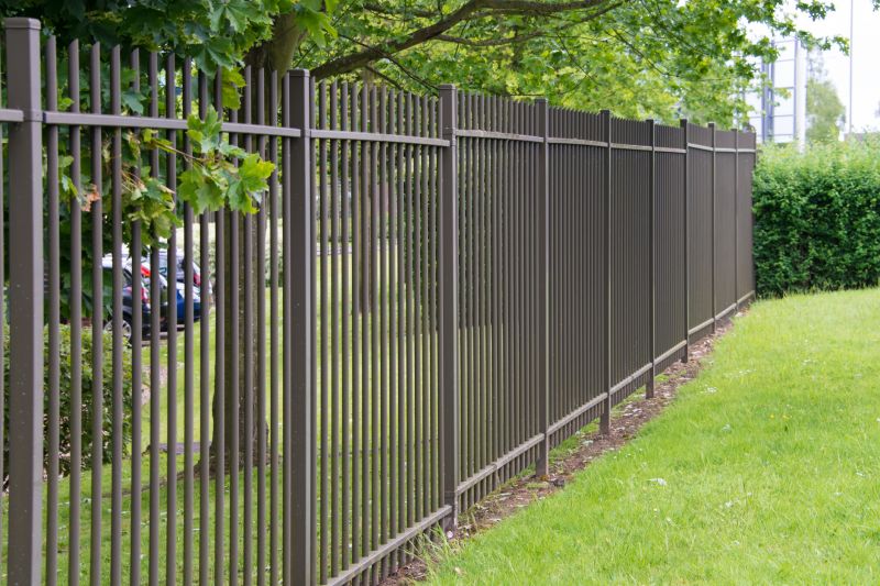 Commercial Metal Fence Service detail