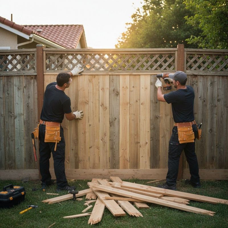 Local Fence pros at work